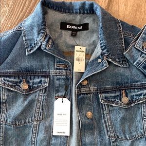 Denim shortie jacket